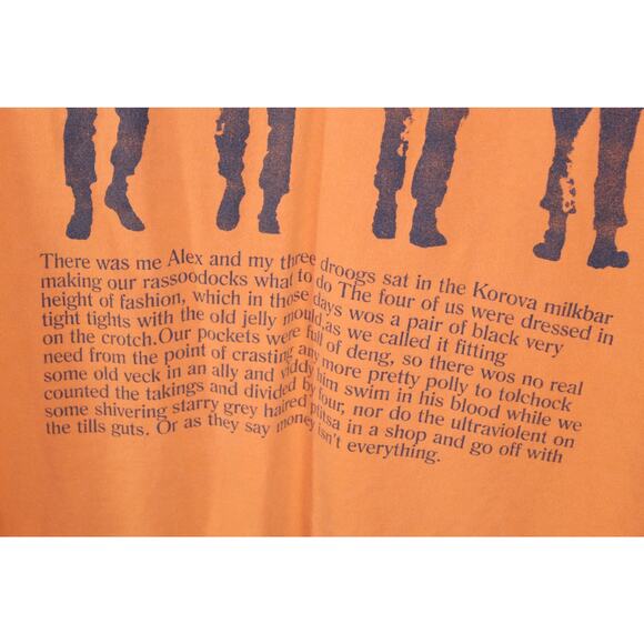 Vintage 90s Clockwork Orange T-shirt Euro Promo Stanley Kubrick Small - Picture 5 of 9